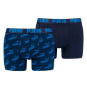 Bokserki Puma Men Aop Boxer 2P granatowe 935054 02 M