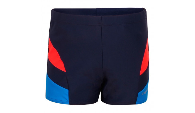 Kąpielówki dla chłopca Crowell Lenny kol.02 granatowo-pomarańczowo-niebieskie 152cm