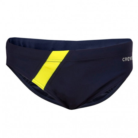 Crowell poiste ujumispüksid Oscar kol.02 152cm, tumesinine-kollane