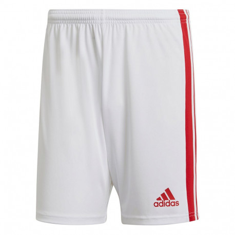 Spodenki męskie adidas Squadra 21 Shorts biało-czerwone adidas GN5770 S