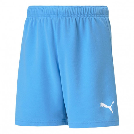 Spodenki dla dzieci Puma teamRISE Short Jr błękitne 704943 18 128cm