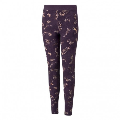 Legginsy Puma Alpha AOP fioletowe 589243 16 176cm