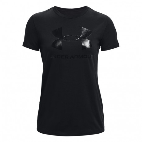 Koszulka damska Under Armour Live Sportstyle Graphic SSC czarna 1356305 002 S