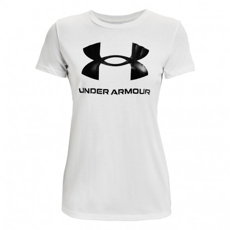 Koszulka damska Under Armour Live Sportstyle Graphic biała SSC 1356305 102 XL