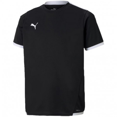Koszulka dla dzieci Puma teamLIGA Jersey Junior czarna 704925 03 152cm