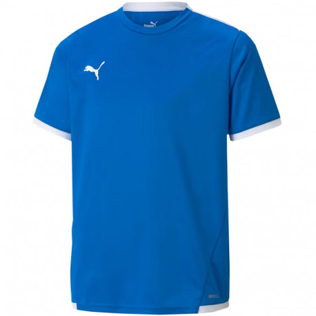 Koszulka dla dzieci Puma teamLIGA Jersey Junior niebieska 704925 02 176cm