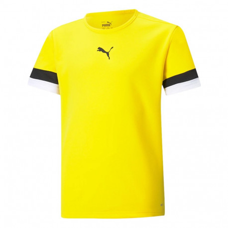 Koszulka dla dzieci Puma teamRISE Jersey Jr żółta 704938 07 116