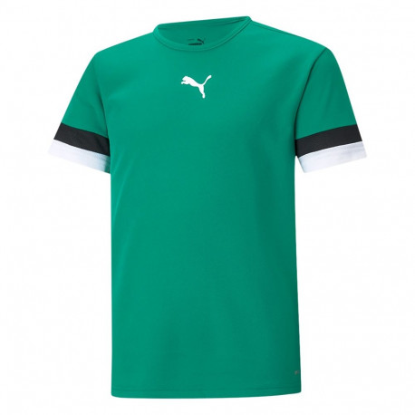Koszulka dla dzieci Puma teamRISE Jersey Jr zielona 704938 05 140