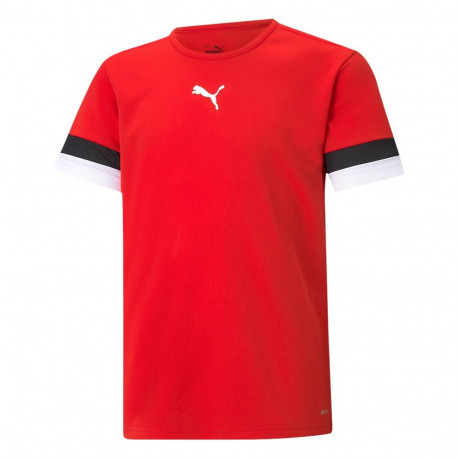 Koszulka dla dzieci Puma teamRISE Jersey Jr czerwona 704938 01 140