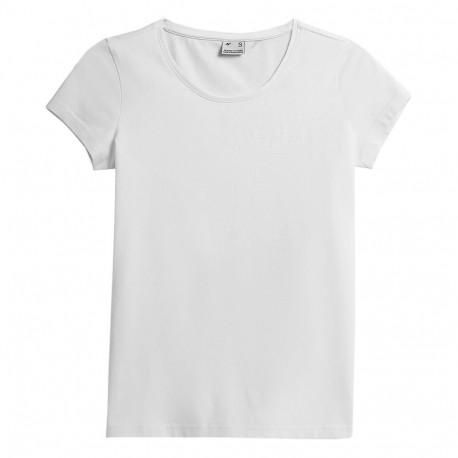 Koszulka damska 4F biała NOSH4 TSD353 10S L