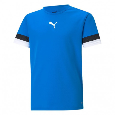 Koszulka dla dzieci Puma teamRISE Jersey Jr niebieska 704938 02 116cm