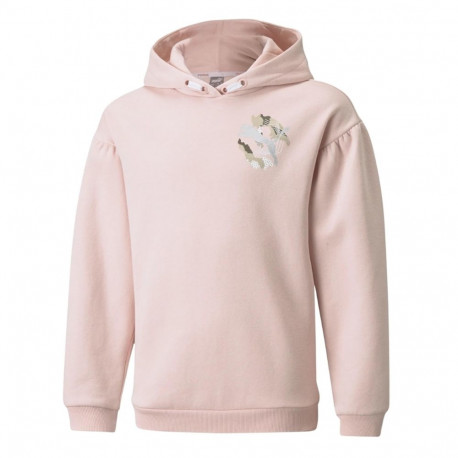 Puma laste pusa Alpha Hoodie FL 589232 36 116cm, heleroosa