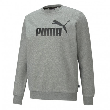 Bluza męska Puma ESS Big Logo Crew FL szara 586678 03 S