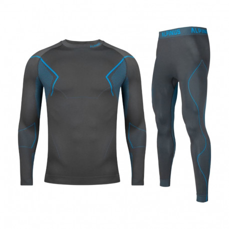 Bielizna termoaktywna męska Alpinus Active Base Layer Set szara GT43880 2XL