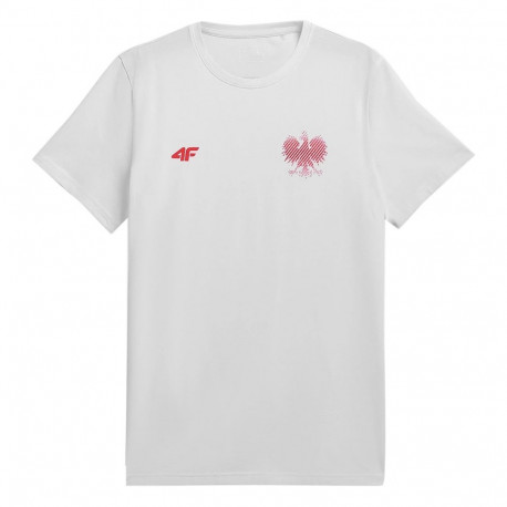 4F meeste t-särk R4L21 TSM950 10S L, valge