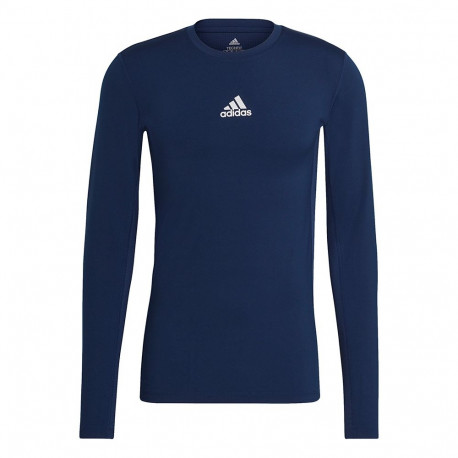 Koszulka męska adidas Compression Long Sleeve Tee granatowa GU7338 2XL