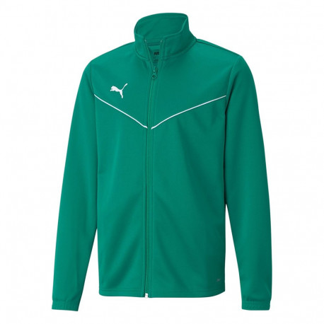 Bluza dla dzieci Puma teamRISE Training Poly Jacket Jr zielona 657393 05 164cm