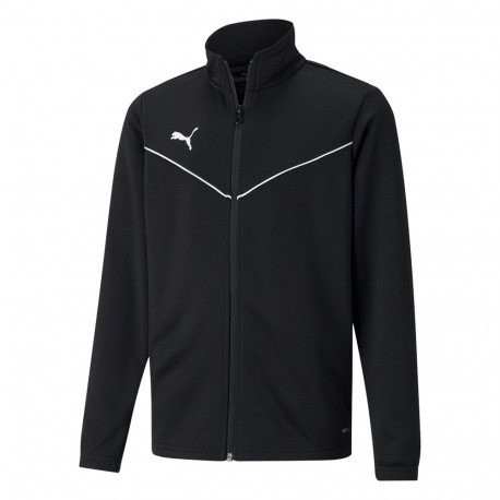 Bluza dla dzieci Puma teamRISE Training Poly Jacket Jr czarna 657393 03  140cm