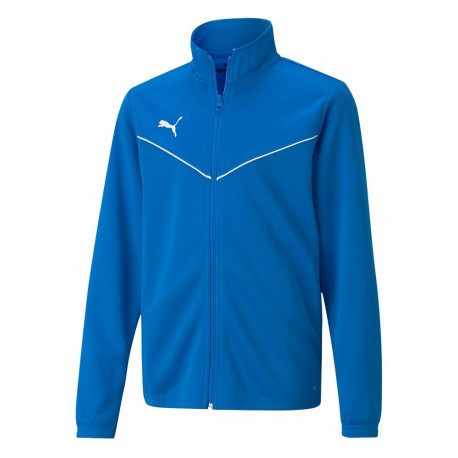 Bluza dla dzieci Puma teamRISE Training Poly Jacket Jr niebieska 657393 02 128cm