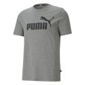 Koszulka męska Puma ESS Logo Tee Medium szara 586666 03 S