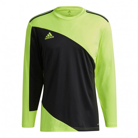 Bluza bramkarska męska adidas Squadra 21 Goalkeeper Jersey czarno-limonkowa GN5795 L