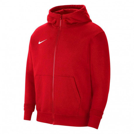 Bluza dla dzieci Nike Park 20 Fleece Full-Zip Hoodie czerwona CW6891 657 XL