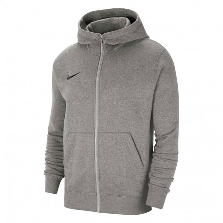 Bluza dla dzieci Nike Park 20 Fleece Full-Zip Hoodie jasnoszara CW6891 063 XS