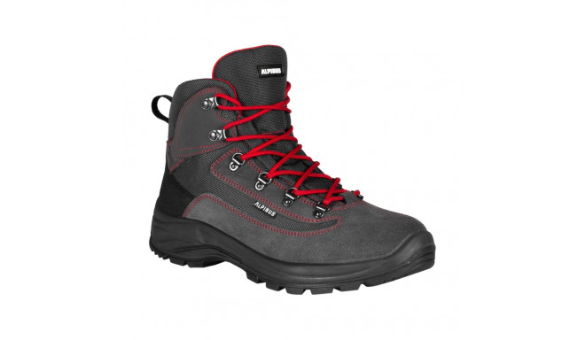 Buty trekkingowe Alpinus Brahmatal High Active grafitowo-czerwone GR43321 37