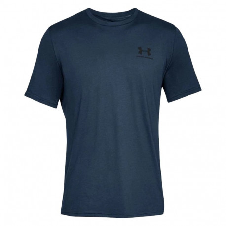 Koszulka męska Under Armour Sportstyle Left Chest Ss granatowa 1326799 408 S