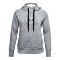 Bluza damska Under Armour Rival Fleece Metallic Hoodie szara 1356323 035 L