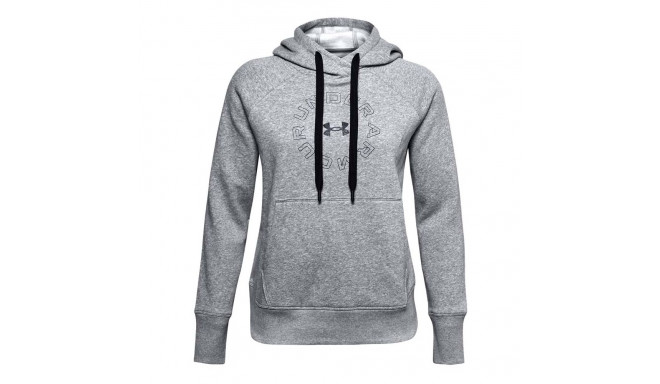 Bluza damska Under Armour Rival Fleece Metallic Hoodie szara 1356323 035 L