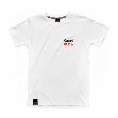 Koszulka męska Ozoshi Isao biała TSH O20TS005 XL