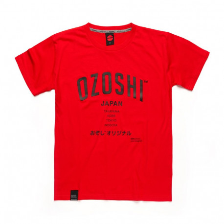 Ozoshi meeste t-särk Atsumi O20TS007 XL, punane