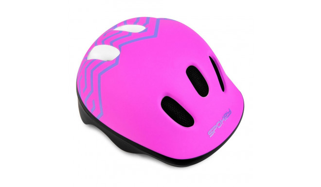 Kask rowerowy dla dzieci Spokey Strapy 1 44-48 cm różowy 927773