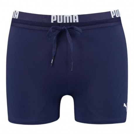Puma meeste ujumispüksid 907657 01 S logoga, tumesinine