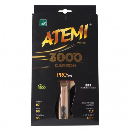 Rakietka do ping ponga New Atemi 3000 Pro concave