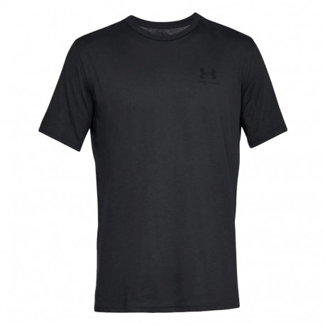 Koszulka męska Under Armour Sportstyle Left Chest SS czarna 1326799 001 M