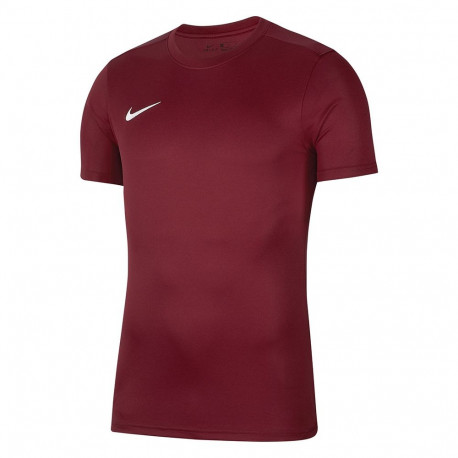 Koszulka dla dzieci Nike Dry Park VII JSY SS bordowa BV6741 677 XS