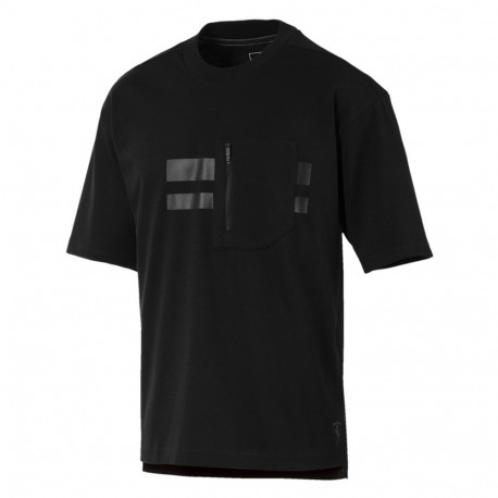 Koszulka męska Puma Ferrari Life Tee czarny 576679 02 S