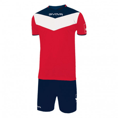Givova spordikomplekt Kit Campo KITC53 1204 S, punane-tumesinine