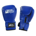 Rękawice bokserskie Profight PVC niebieskie 8