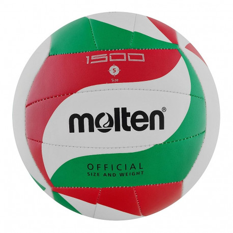 Piłka siatkowa Molten V5M1500 biało-czerwono-zielona 5