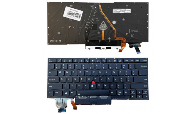 Keyboard LENOVO X1 Carbon Gen 8, with Trackpoint, with Backlight, US