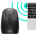 LOGITECH M190 Full-size wireless mouse - CHARCOAL - EMEA