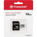 Atminties kortelė Transcend UHS-I microSD 300S 16GB 95MBS