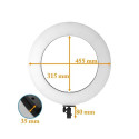 Ring lamp LED 60W (3000-6000K) with case