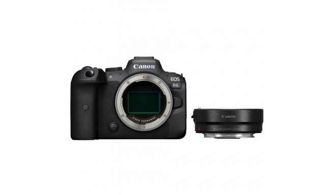 Canon EOS R6 Body + Mount Adapter EF-EOS R