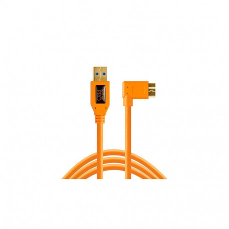 TetherPro 4.6m cable USB 3.0 to Micro-B Right Angle