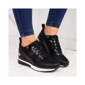 eVento W EVE274A wedge shoes, black (37)