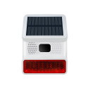 Wireless outdoor solar powered strobe light siren PE-523 PGST